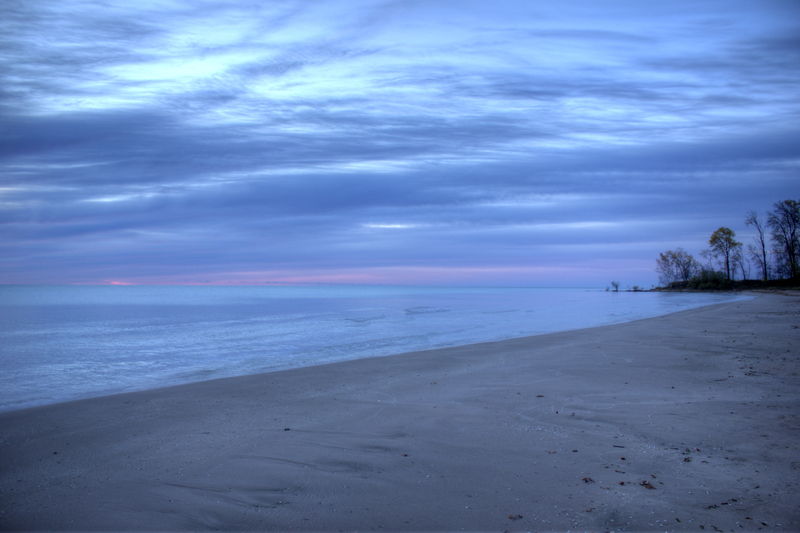 Lakeshore At Daybreak At Harrington Beach State Park Wisconsin Image