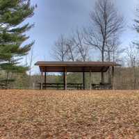 Picnic Table at Hartman Creek State Park, Wisconsin