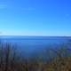 Looking at the horizon at High Cliff State Park, Wisconsin