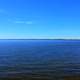 Looking over the lake at High Cliff State Park, Wisconsin