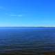 Looking over the lake at High Cliff State Park, Wisconsin