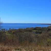 Nice View of the Lake at High Cliff State Park, Wisconsin