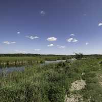 Looking Down the Canal at Horicon Marsh