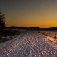 Dusk Skies over Horicon Marsh in Wisconsin