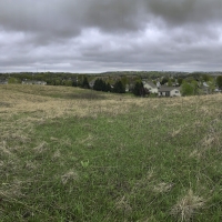 Houses by the Trail Panoramic