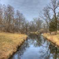 Good View of the Canal on the Ice Age Trail, Wisconsin