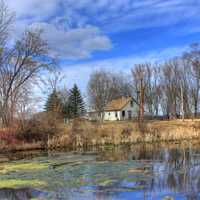 Canal and House on the Ice Age Trail, Wisconsin