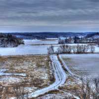 Looking down on the Ice Age Trail, Wisconsin
