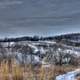 Snowy hills on the Ice Age Trail, Wisconsin