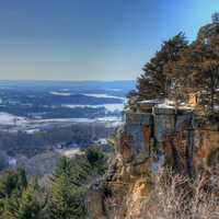 View of the Bluff on the Ice Age Trail, Wisconsin