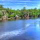 Scenery on the River at Interstate Park, Wisconsin