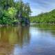 Upstream scenery at Interstate Park, Wisconsin