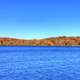 Across a moraine lake at Kettle Moraine North, Wisconsin