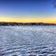 Dusk over the lake at Kettle Moraine North, Wisconsin