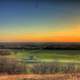 Sunset and dusk at Kettle Moraine South, Wisconsin