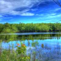 Scenic Backwaters at Kinnickinnic State Park, Wisconsin