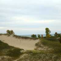 Dune to lake at Kohler-Andrae State Park, Wisconsin