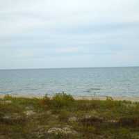 Looking out at the lake at Kohler-Andrae State Park, Wisconsin