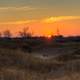Red Sunset at Kohler-Andrae State Park, Wisconsin