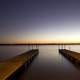 Docks at Dusk at Lake Kegonsa State Park, Wisconsin