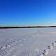 Tracks on the Lake at Lake Kegonsa State Park, Wisconsin