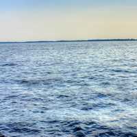 Across Lake Wissota at Lake Kegonsa State Park, Wisconsin