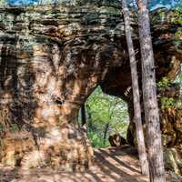 Rock and Cave Structure on Levis Mound