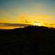 Sunset over the hill at Levis Mound, Wisconsin