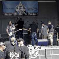 Band Performing on stage at Taste of Madison