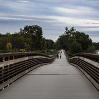 Bridge across the Lake and river in Madison