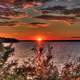 Sunset Over the Horizon in Madison, Wisconsin