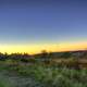 Bright colors of dusk in Madison, Wisconsin