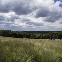 Grass field and parking lot in Middleton, Wisconsin