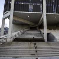 Humanities building backside in Madison, Wisconsin