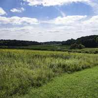 Landscape overlook from the Hill