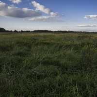 Landscape View of Cherokee Marsh under the sky