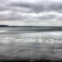 Looking out from the Union in Madison, Wisconsin