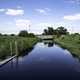 River landscape view upstream