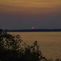 Sunset and Dusk on Lake Mendota