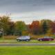 Autumn colors and trees in Madison, Wisconsin