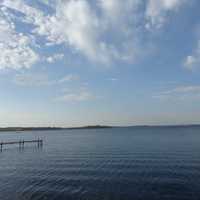 Blue Skies over Lake Mendota in Madison, Wisconsin