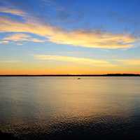 Boat on the Lake in Madison, Wisconsin