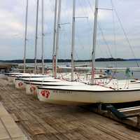 Boats on the Dock in Madison, Wisconsin