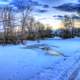 Bridge over the ice in Madison, Wisconsin