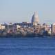 Close view of Madison Skyline in Madison, Wisconsin