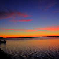 Dawn on Lake Monona in Madison, Wisconsin