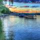 Docks at Sunset in Madison, Wisconsin