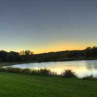 Dusk over the Lake in Madison, Wisconsin