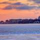 Dusk over the skyline in Madison, Wisconsin