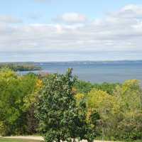 Lake view in Madison, Wisconsin